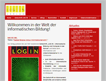 Tablet Screenshot of log-in-verlag.de